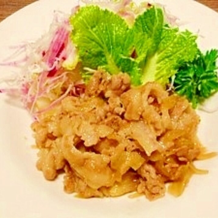 豚バラ肉☆生姜焼き